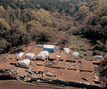 唐原山城跡