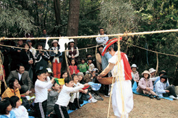 松尾山のお田植祭